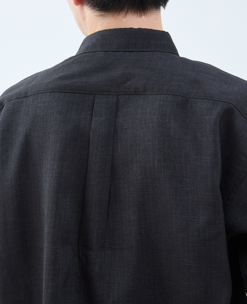 【MASTER FRAME/マスターフレーム】リネンライクキャンバス 半袖シャツ 詳細画像 ベージュ 9