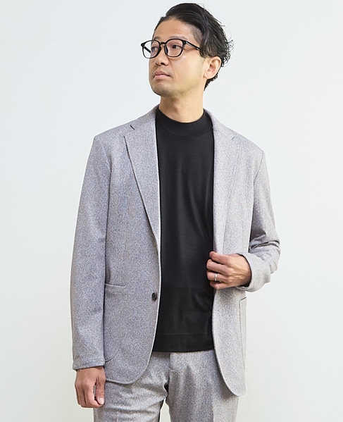 プリントテックジャージカットジャケット(セットアップ可) 詳細画像 ライトグレー 12