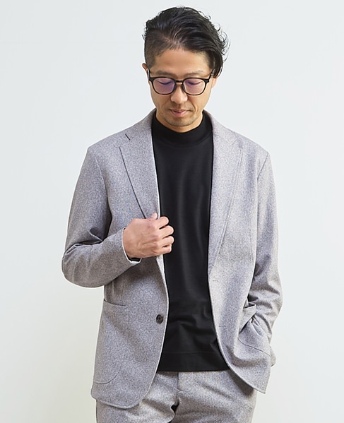 プリントテックジャージカットジャケット(セットアップ可) 詳細画像 ライトグレー 13