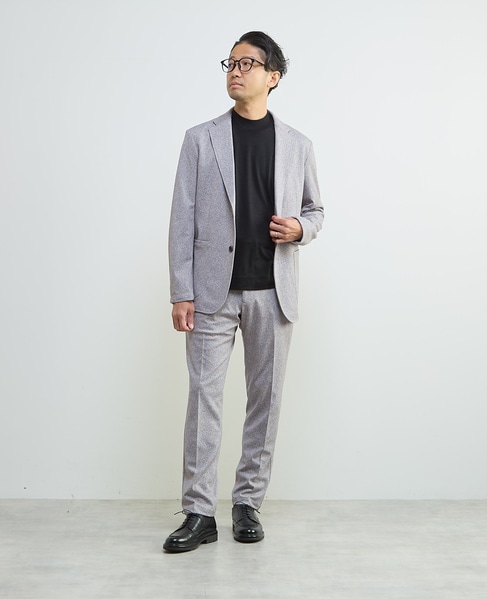 プリントテックジャージカットジャケット(セットアップ可) 詳細画像 ライトグレー 14