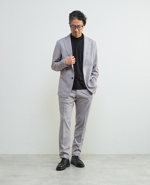 プリントテックジャージカットジャケット(セットアップ可) 詳細画像 ライトグレー 15