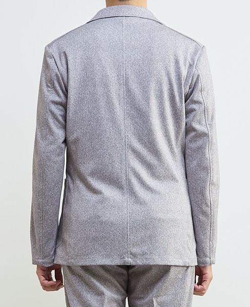 プリントテックジャージカットジャケット(セットアップ可) 詳細画像 ライトグレー 4