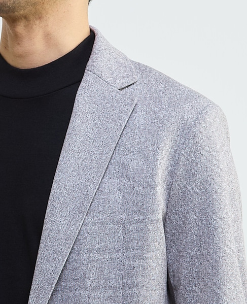 プリントテックジャージカットジャケット(セットアップ可) 詳細画像 ライトグレー 6