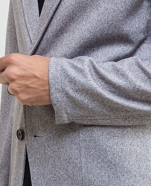 プリントテックジャージカットジャケット(セットアップ可) 詳細画像 ライトグレー 8