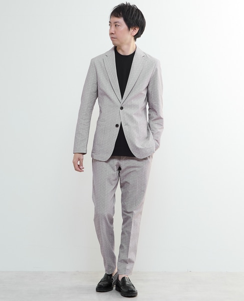 プリントテックサッカーイージージャケット(セットアップ可) 詳細画像 ライトグレー 17