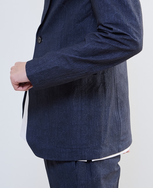 プリントテックサッカーイージージャケット(セットアップ可) 詳細画像 ライトグレー 7