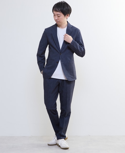 プリントテックサッカーイージージャケット(セットアップ可) 詳細画像 ベージュ 4