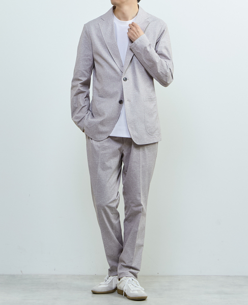 プリントテックドットジャージイージージャケット(セットアップ可) 詳細画像 ライトベージュ 19