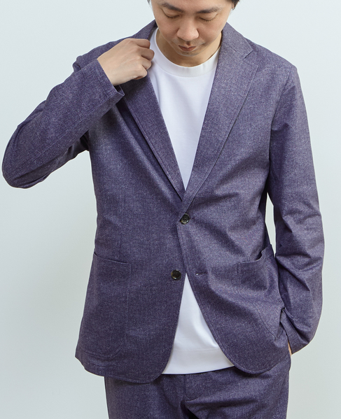 プリントテックドットジャージイージージャケット(セットアップ可) 詳細画像 ライトベージュ 21