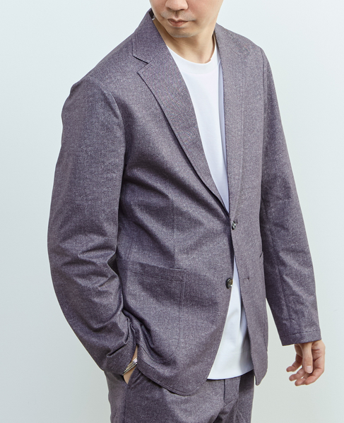 プリントテックドットジャージイージージャケット(セットアップ可) 詳細画像 ライトベージュ 25