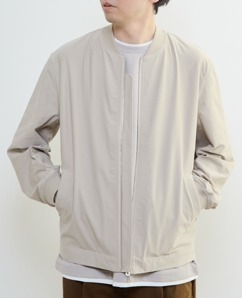 サークルストレッチフライトジャケット 詳細画像 ベージュ 14