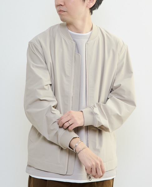 サークルストレッチフライトジャケット 詳細画像 ベージュ 15