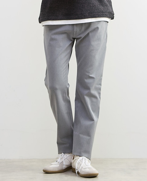 TR裏起毛ストレッチ5ポケットパンツ 詳細画像 ライトグレー 1