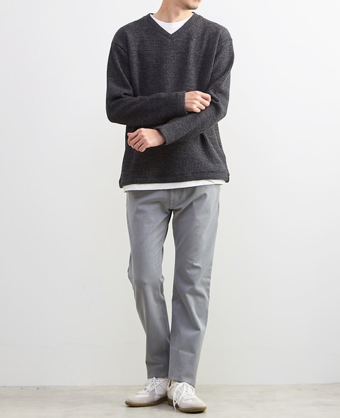 TR裏起毛ストレッチ5ポケットパンツ 詳細画像 ライトグレー 15