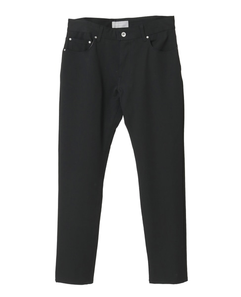 TR裏起毛ストレッチ5ポケットパンツ 詳細画像 ブラック 2