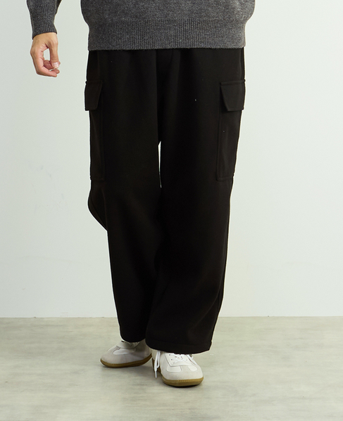 【MASTER FRAME/マスターフレーム】ジャージメルトンイージーカーゴパンツ 詳細画像 モカ 16