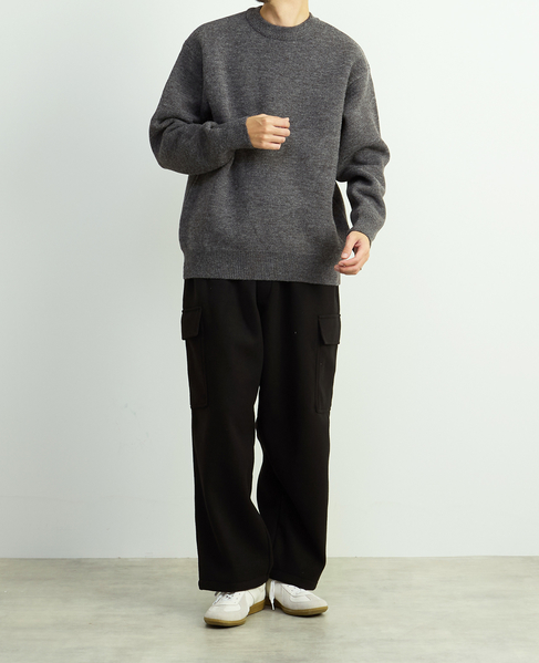 【MASTER FRAME/マスターフレーム】ジャージメルトンイージーカーゴパンツ 詳細画像 モカ 18