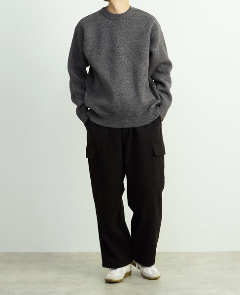 【MASTER FRAME/マスターフレーム】ジャージメルトンイージーカーゴパンツ 詳細画像 モカ 20