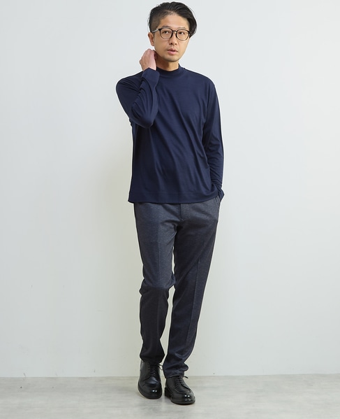 プリントテックジャージテーパードコンフォートパンツ(セットアップ可) 詳細画像 ライトグレー 18