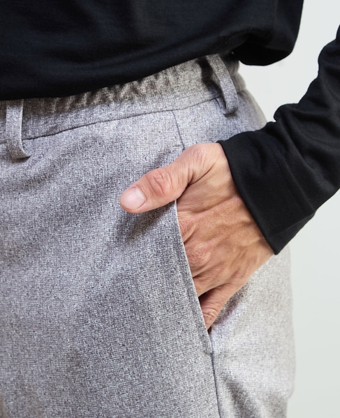 プリントテックジャージテーパードコンフォートパンツ(セットアップ可) 詳細画像 ライトグレー 6