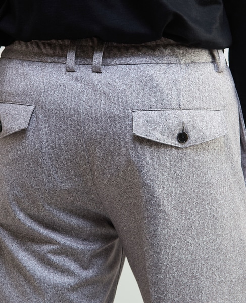 プリントテックジャージテーパードコンフォートパンツ(セットアップ可) 詳細画像 ライトグレー 7