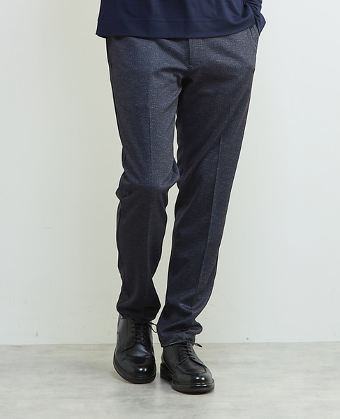 プリントテックジャージテーパードコンフォートパンツ(セットアップ可) 詳細画像 ネイビー 1