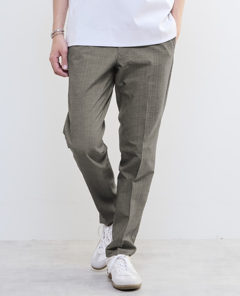 プリントテックサッカーイージーパンツ(セットアップ可) 詳細画像 ベージュ 1