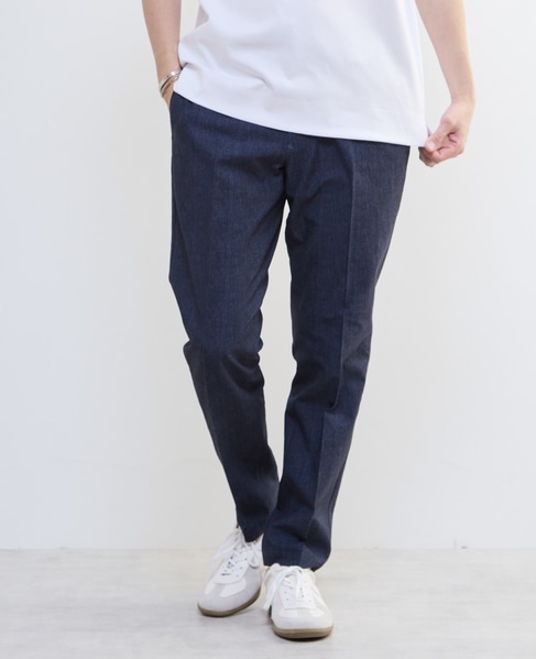 プリントテックサッカーイージーパンツ(セットアップ可) 詳細画像 ネイビー 1