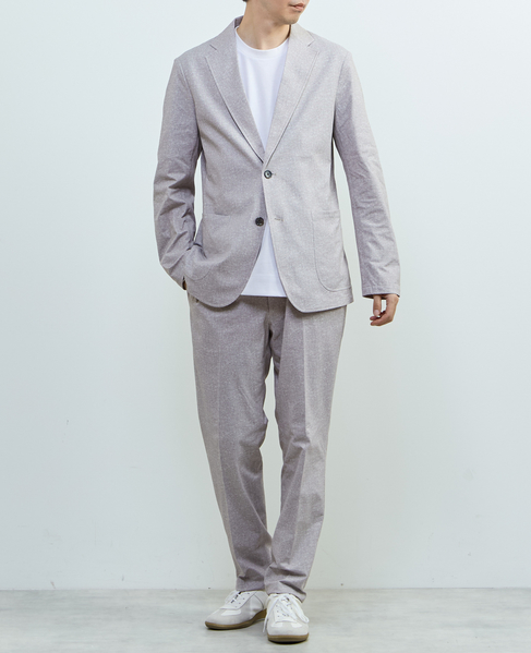 プリントテックドットジャージイージーパンツ(セットアップ可) 詳細画像 ライトベージュ 13