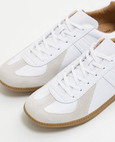 【GERMANTRAINER/ジャーマントレーナー】 レザースニーカー 詳細画像 ホワイト 3