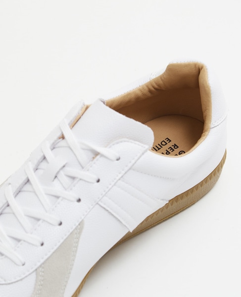 【GERMANTRAINER/ジャーマントレーナー】 レザースニーカー 詳細画像 ホワイト 4