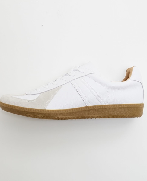 【GERMANTRAINER/ジャーマントレーナー】 レザースニーカー 詳細画像 ホワイト 5