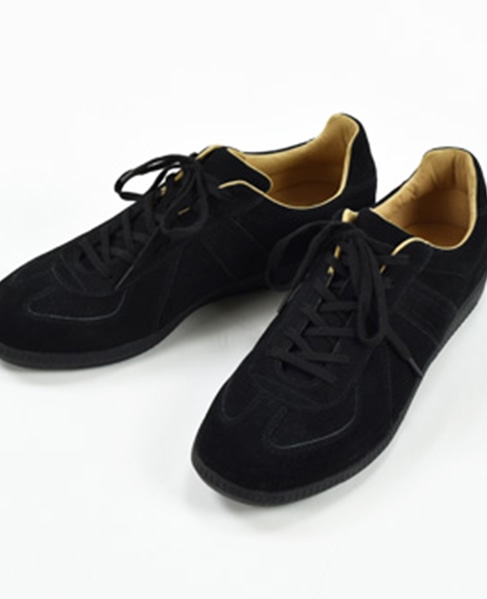 【GERMANTRAINER/ジャーマントレーナー】 レザースニーカー 詳細画像 ブラック 1