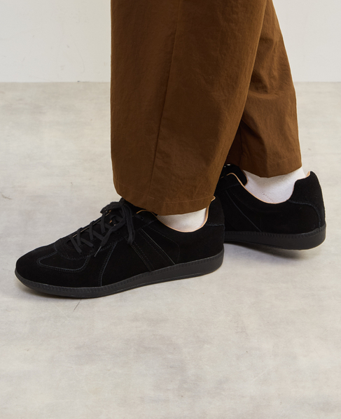 【GERMANTRAINER/ジャーマントレーナー】 レザースニーカー 詳細画像 ブラック 10