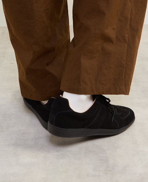 【GERMANTRAINER/ジャーマントレーナー】 レザースニーカー 詳細画像 ブラック 11