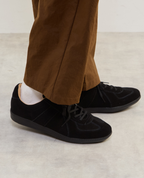 【GERMANTRAINER/ジャーマントレーナー】 レザースニーカー 詳細画像 ブラック 12