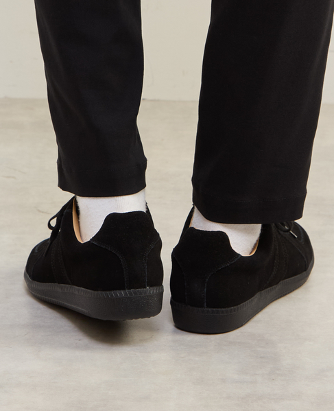 【GERMANTRAINER/ジャーマントレーナー】 レザースニーカー 詳細画像 ブラック 6