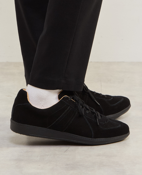 【GERMANTRAINER/ジャーマントレーナー】 レザースニーカー 詳細画像 ブラック 7