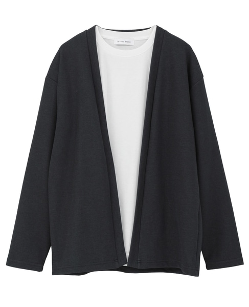 【MASTER FRAME/マスターフレーム】Wフェイスアンサンブルカーディガン 詳細画像 グレー 12