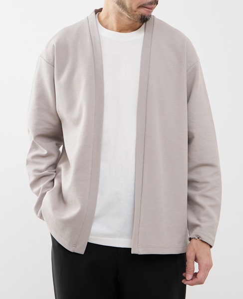 【MASTER FRAME/マスターフレーム】Wフェイスアンサンブルカーディガン 詳細画像 グレー 19