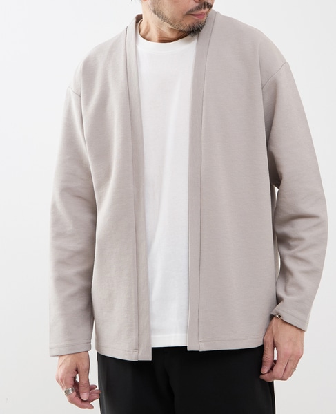 【MASTER FRAME/マスターフレーム】Wフェイスアンサンブルカーディガン 詳細画像 グレー 20