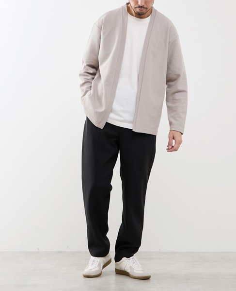 【MASTER FRAME/マスターフレーム】Wフェイスアンサンブルカーディガン 詳細画像 グレー 21