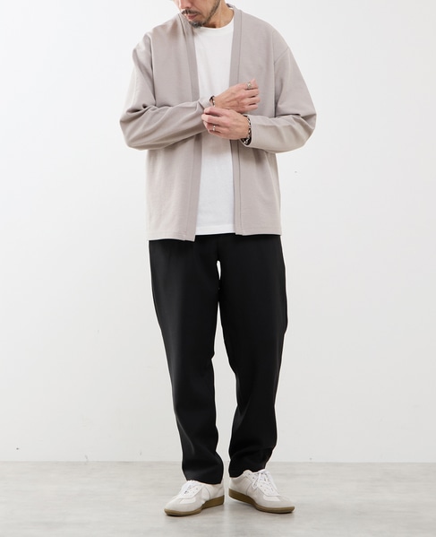 【MASTER FRAME/マスターフレーム】Wフェイスアンサンブルカーディガン 詳細画像 グレー 22