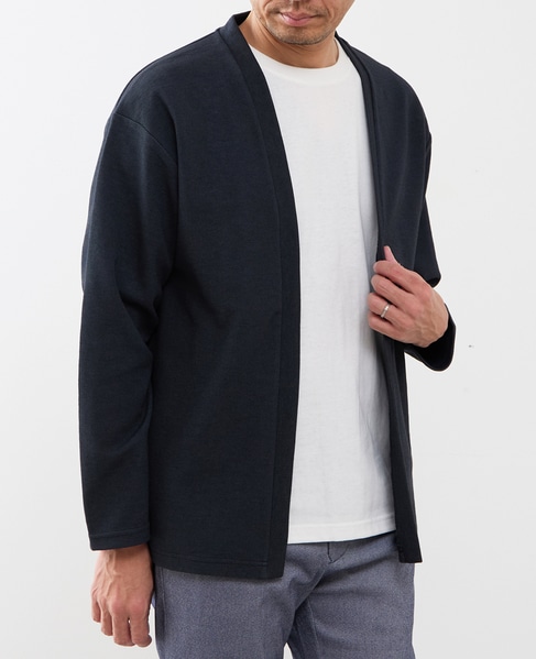 【MASTER FRAME/マスターフレーム】Wフェイスアンサンブルカーディガン 詳細画像 グレー 24