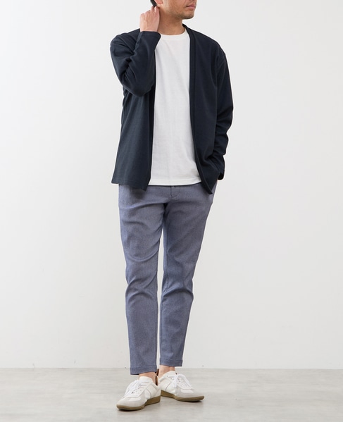 【MASTER FRAME/マスターフレーム】Wフェイスアンサンブルカーディガン 詳細画像 グレー 25