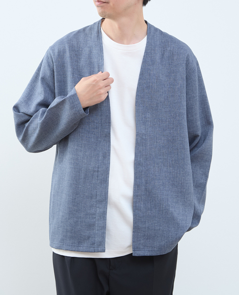 【MASTER FRAME/マスターフレーム】リネンライクキャンバス カーディガン 詳細画像 ベージュ 16