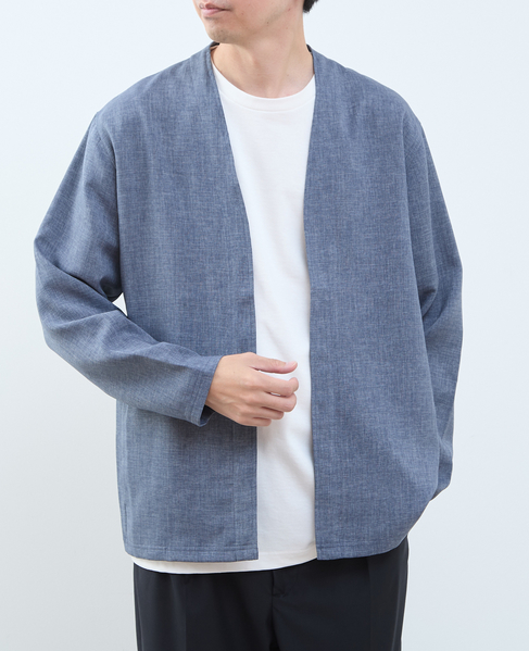 【MASTER FRAME/マスターフレーム】リネンライクキャンバス カーディガン 詳細画像 ベージュ 17