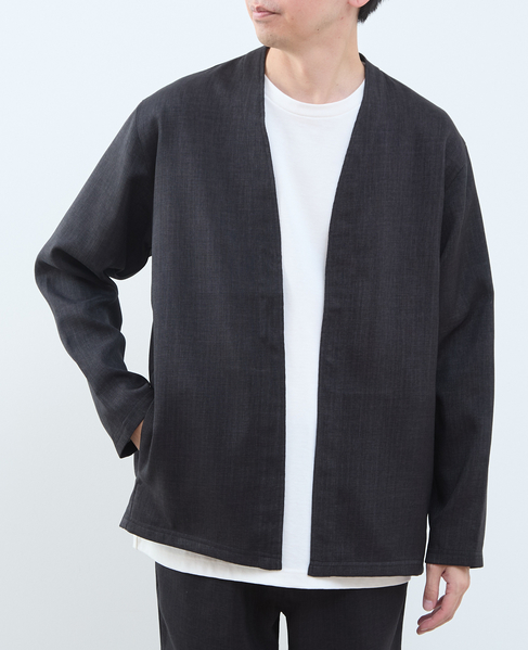 【MASTER FRAME/マスターフレーム】リネンライクキャンバス カーディガン 詳細画像 ベージュ 21