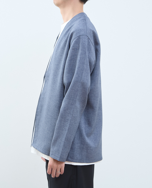 【MASTER FRAME/マスターフレーム】リネンライクキャンバス カーディガン 詳細画像 ベージュ 3