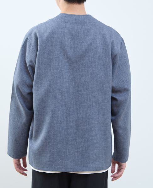 【MASTER FRAME/マスターフレーム】リネンライクキャンバス カーディガン 詳細画像 ベージュ 4